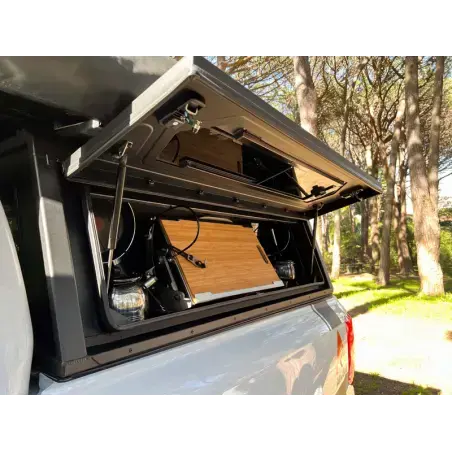 Ensemble de cuisine complet 1250mm avec compartiments latéral pour hardtop Contour Alu-Cab